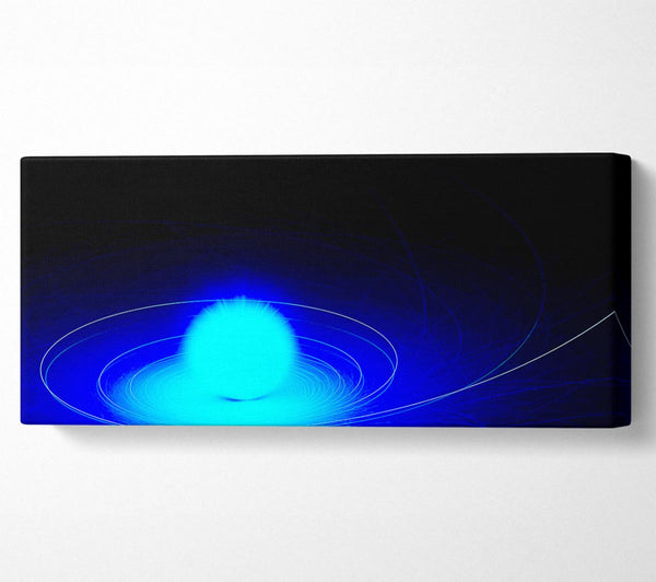 Electric Blue Swirl