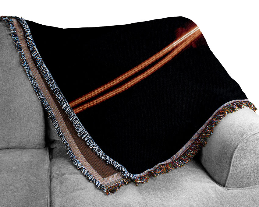 Electric Dawn Woven Blanket