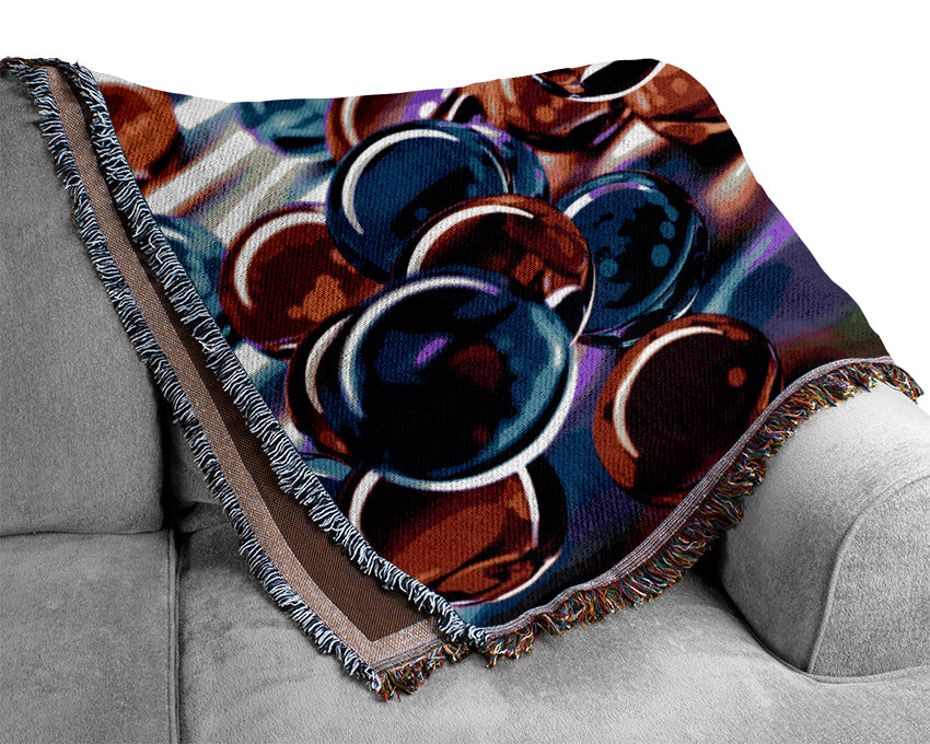 Floating Bubbles Woven Blanket