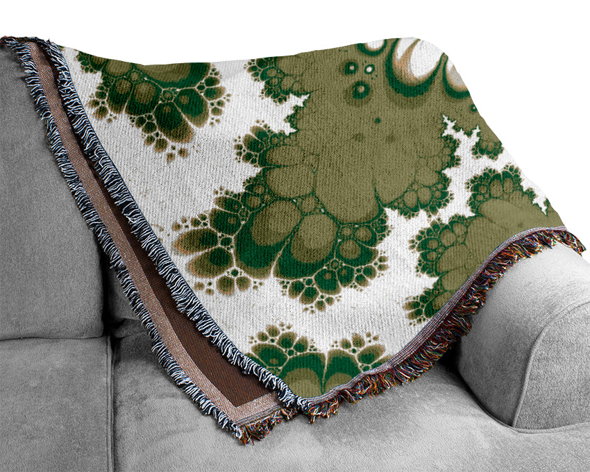 Hydrolysis Dream Lime Green Woven Blanket