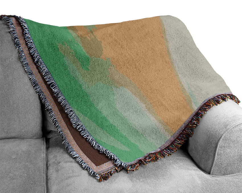 Lime Infusion Woven Blanket