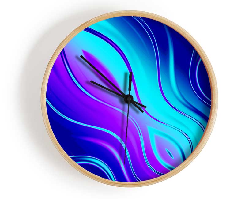 Liquid Movement Clock - Wallart-Direct UK