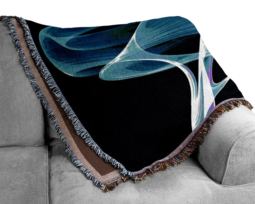Liquid Time Line Woven Blanket