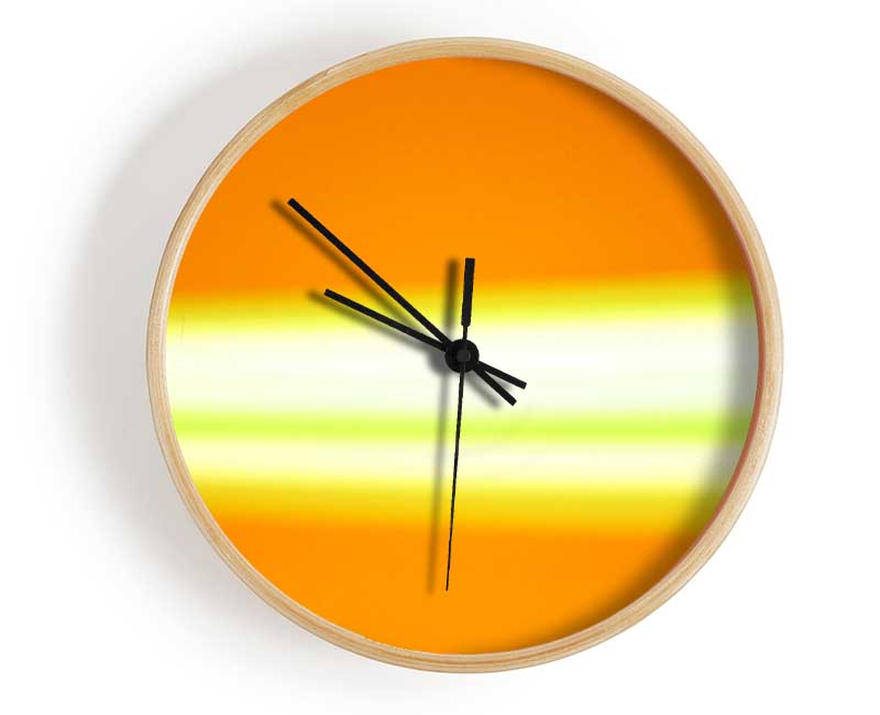 Mustard Clock - Wallart-Direct UK