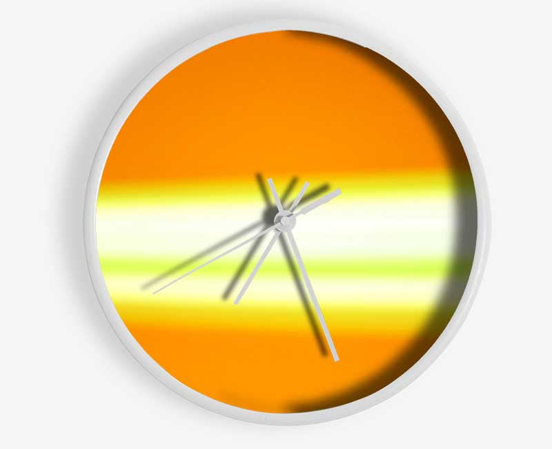 Mustard Clock - Wallart-Direct UK