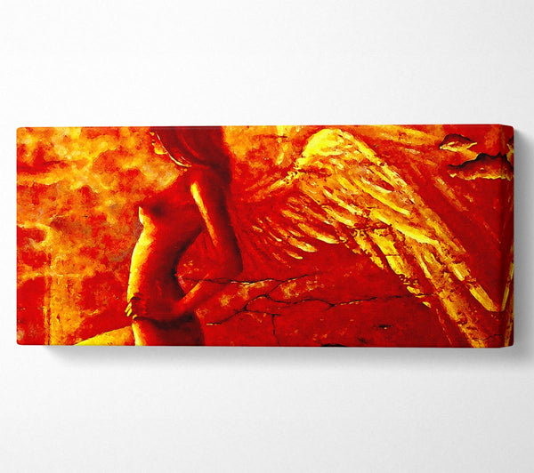 Orange Angel Wings