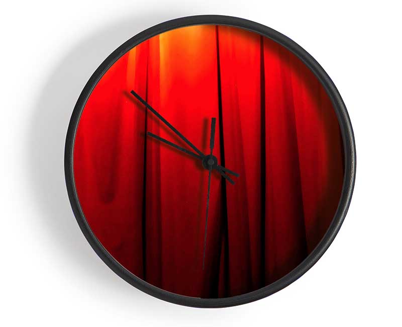 Orange Forest Clock - Wallart-Direct UK