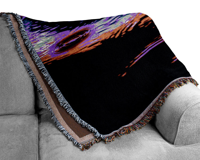 Rain Colorful Woven Blanket