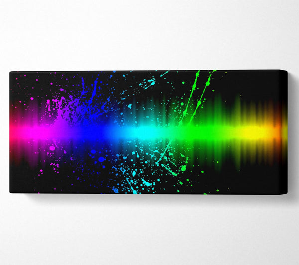 Rainbow Color Splatter