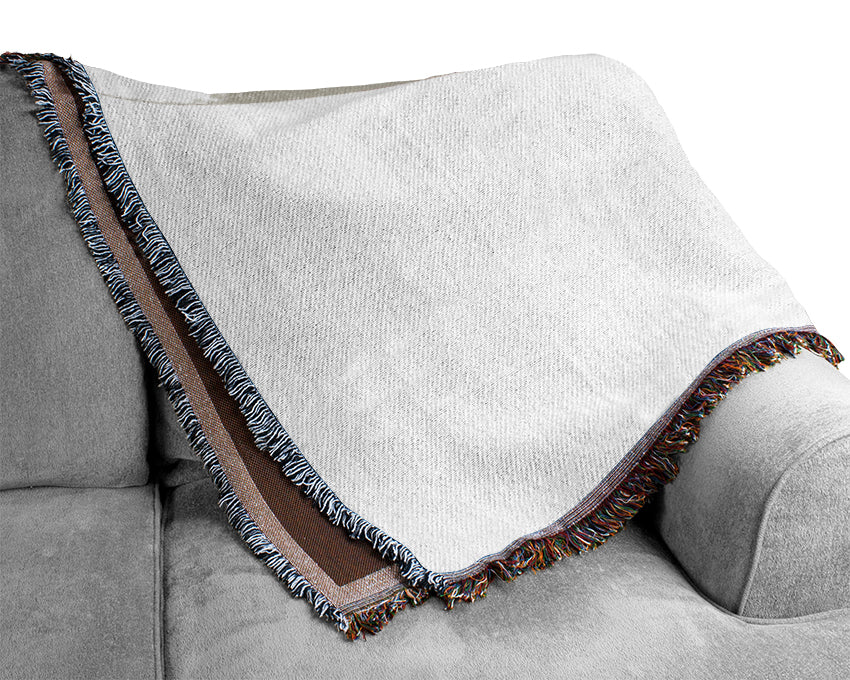 Red Ice Woven Blanket