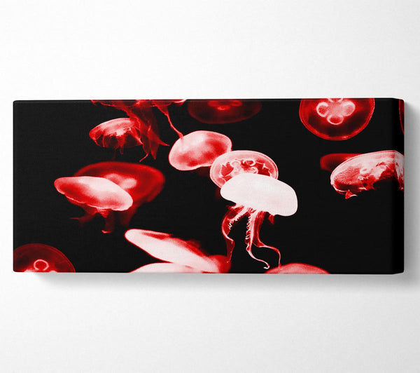 Red Neon Jellyfish