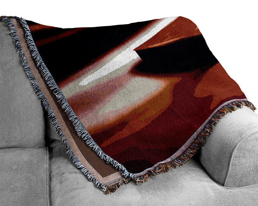 Red Pier Dream Woven Blanket