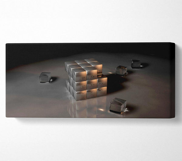 Silver Ice Cube