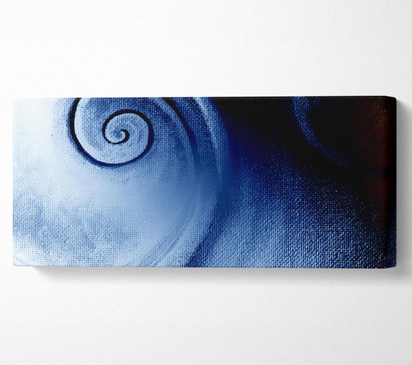 Steel Blue Swirl