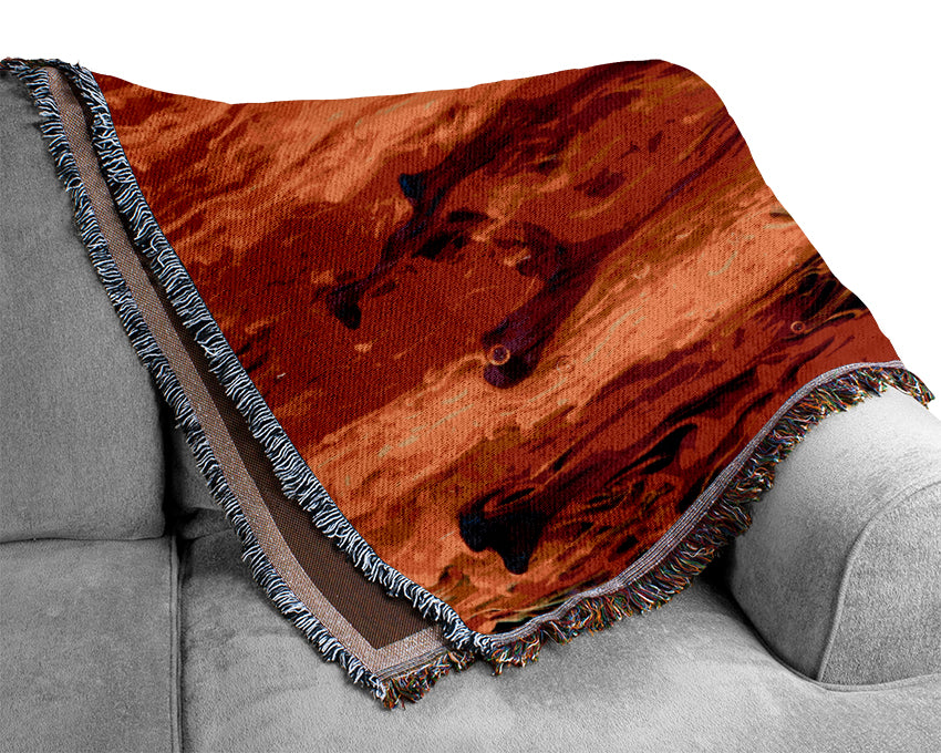 The Dragon Of The Sky Woven Blanket