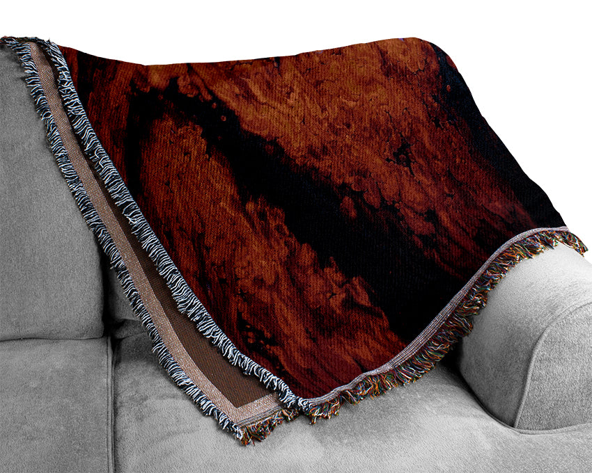 The Earths Crust Woven Blanket