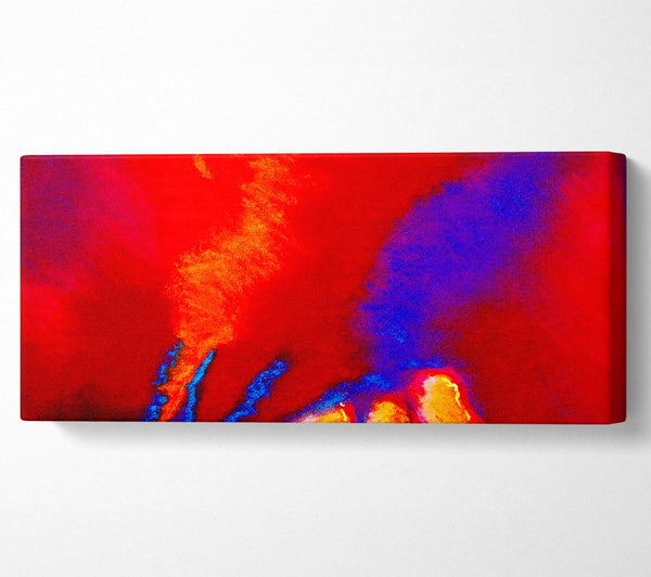 Vibrant Blue Shock Wave