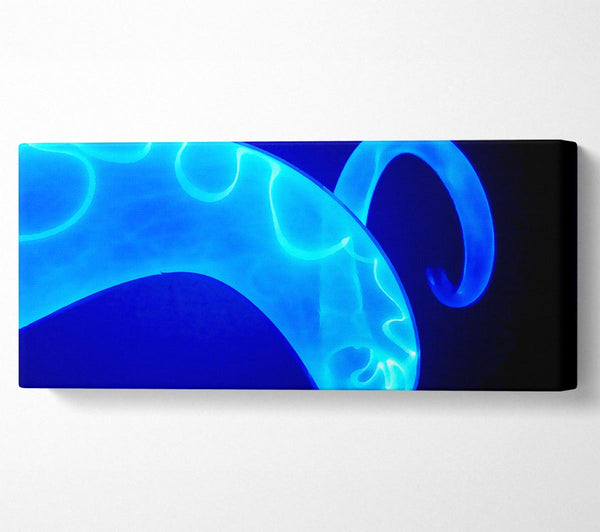 Vibrant Blue Time Lines