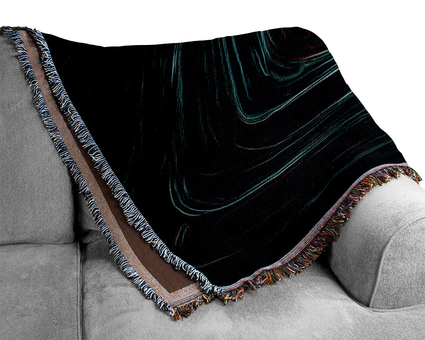 Water Squares Woven Blanket