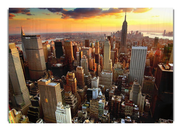 Luftaufnahme von New York City
