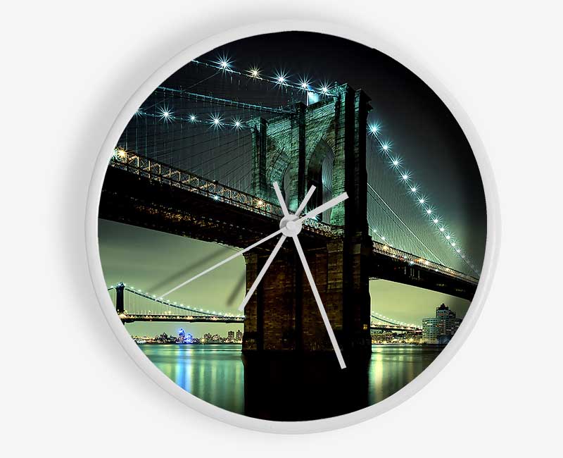 Brooklyn Bridge Nyc Clock - Wallart-Direct UK