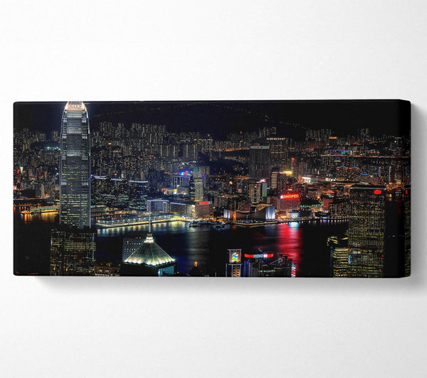 Dark night City Hong Kong