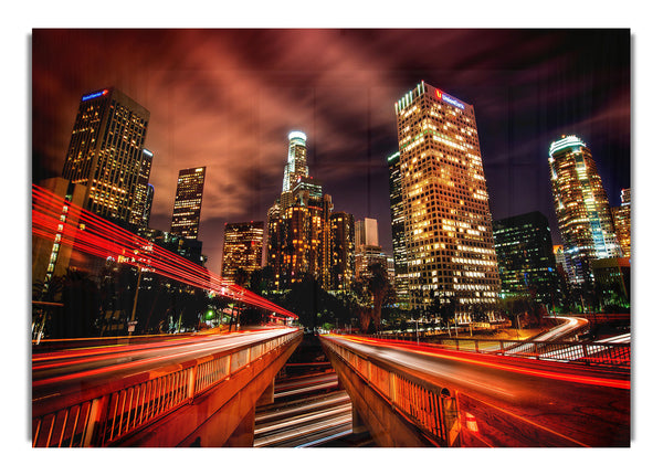 Downtown Los Angeles At Night