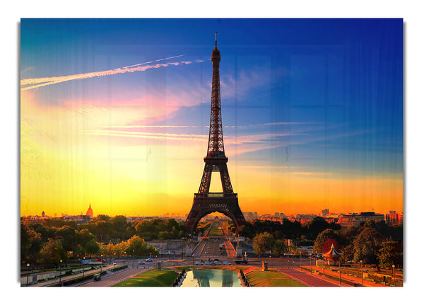 Eiffel Tower At Sunrise