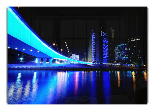 Electric Blue Bridge