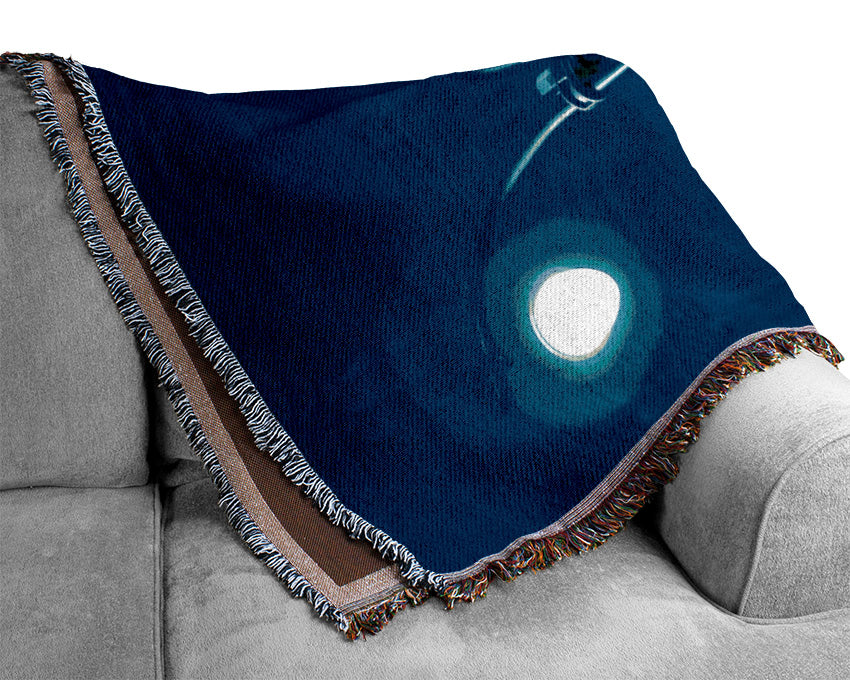 Empire State Building Lights Woven Blanket