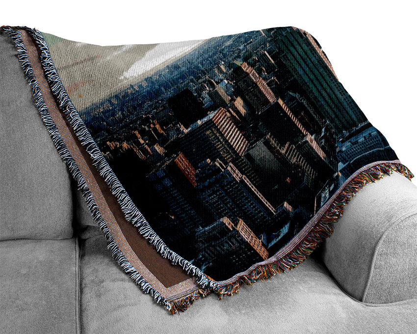 Empire State City Woven Blanket