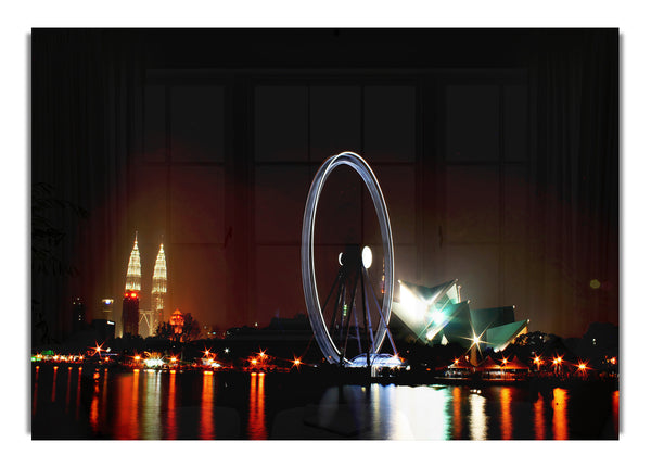 London Eye Over The Thames