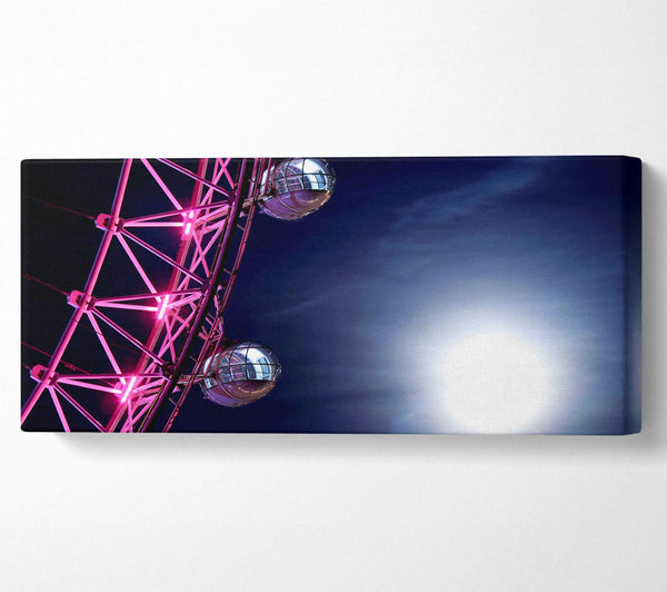 London Eye Pods In The Moonlight