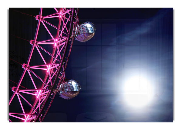 London Eye Pods In The Moonlight