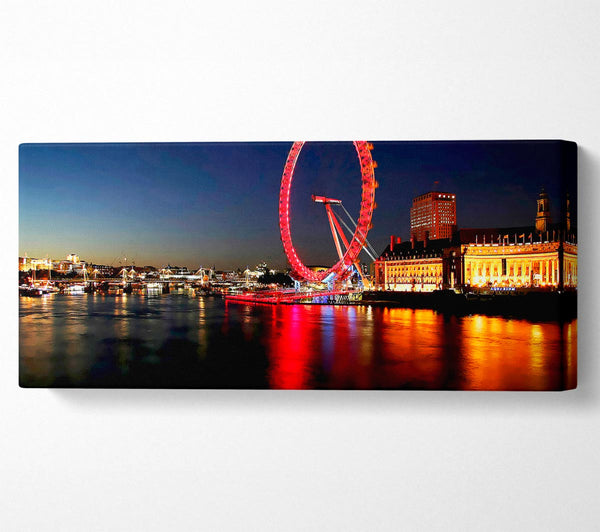 London Eye Red Reflections