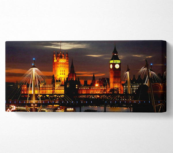 London Houses Of Parliament Lights