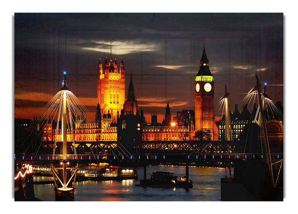 London Houses Of Parliament Lights