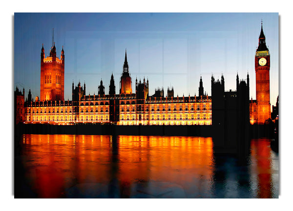 London Houses Of Parliament Reflections