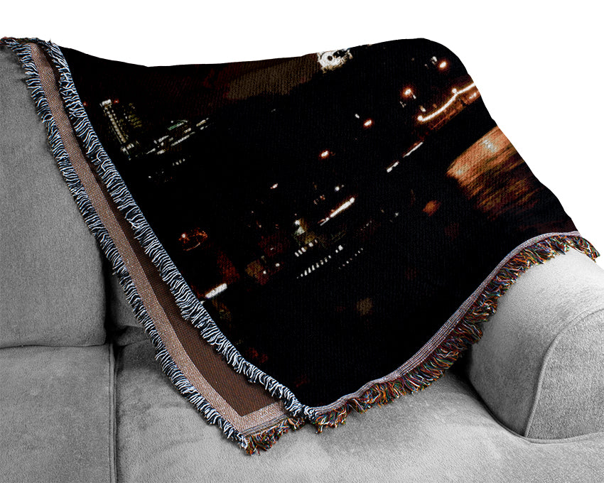 London St Pauls At Night Woven Blanket