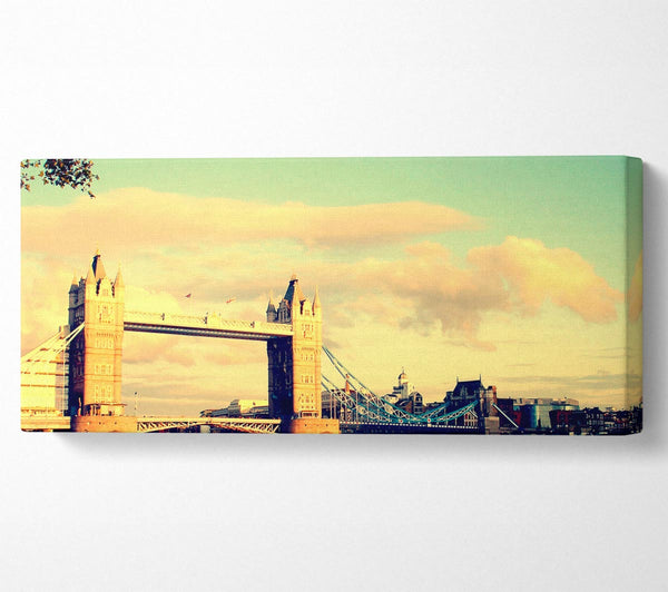 London Tower Bridge Retro