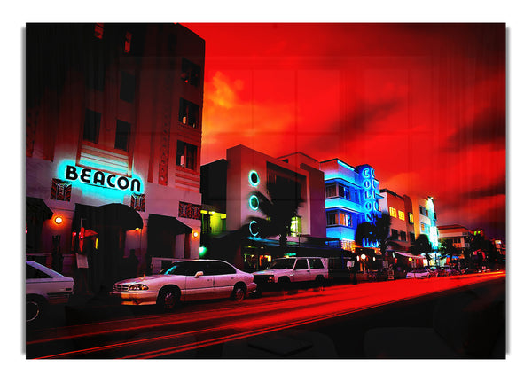 Los Angeles Red Glow