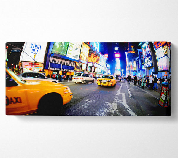 Yellow Cab New York Broadway Drive