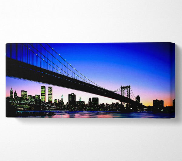 New York City Afar Blue