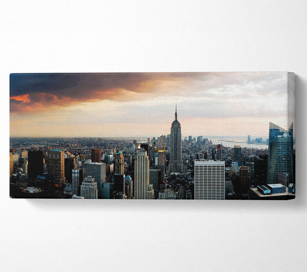 New York City As The Sun Comes Up