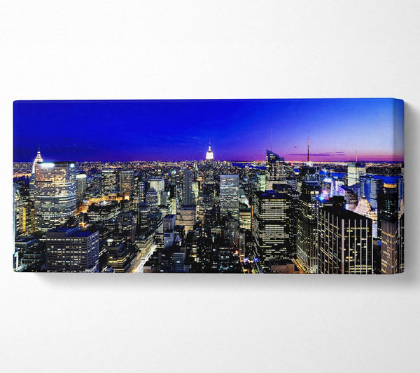 New York City Blue Ariel View