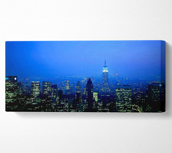 New York City Blue Mist At Night