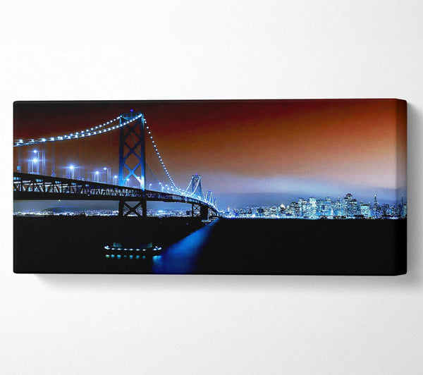 New York City Brooklyn Bridge City Skyline