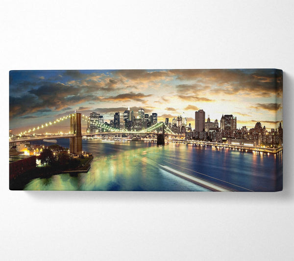 New York City Brooklyn Bridge View