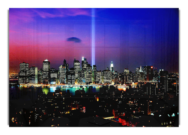 New York City Night Beam