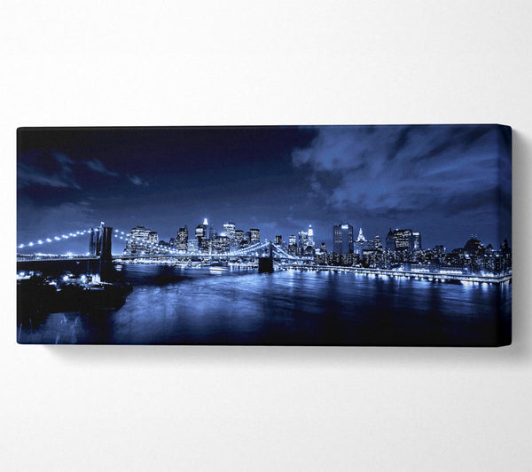 New York City Night Blues Glow